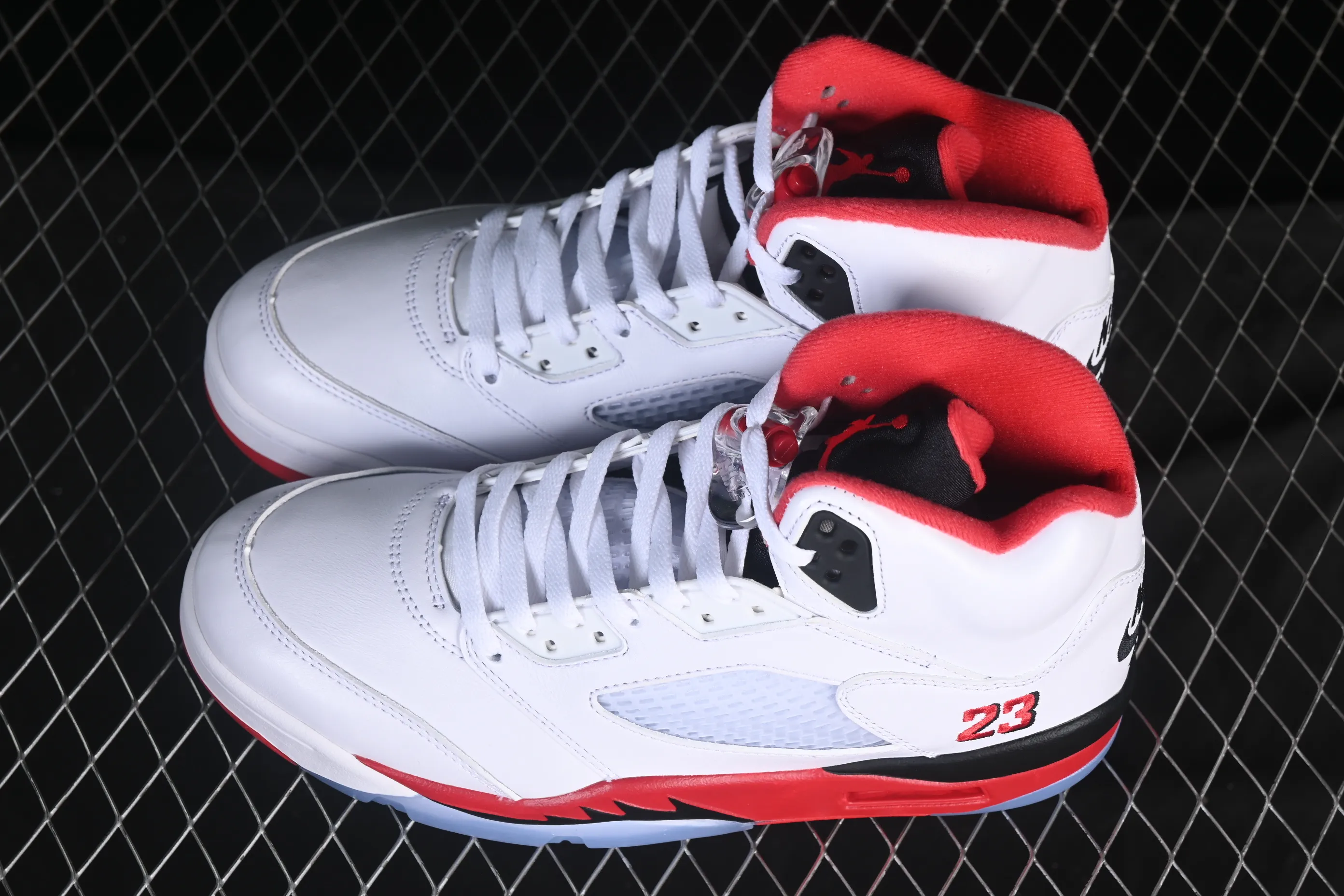 All categories Air Jordan Jordan series basketball shoes Air Jordan 5 GX foreign trade version Air Jordan 5 Retro "Fire Red Black Tongue" AJ5 Joe 5 Rukawa Maple Flame Red first layer basketball shoes HQ7978-101